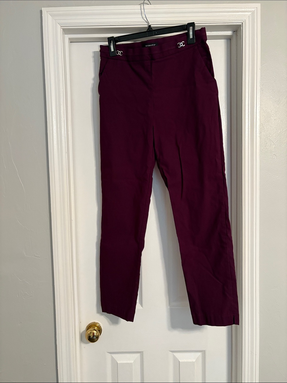 Counterparts Men's Straight-Leg Pants in Plum